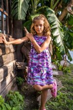 Sukienka A-line Fioletowe Ośmiornice - obrazek 7