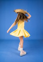 Sukienka na ramiączka Żółta - obrazek 5