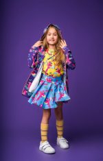 Purple Parrot Zipped Hoodie - Image 3