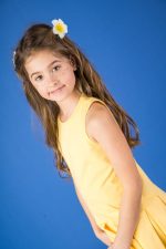 Sukienka na ramiączka Żółta - obrazek 2