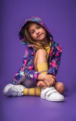 Purple Parrot Zipped Hoodie - Image 5