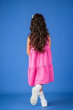 Sukienka A-line Różowa - obrazek 3