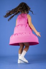 Sukienka A-line Różowa - obrazek 2