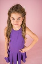 Sukienka na ramiączka Fioletowa - obrazek 4