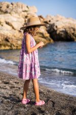 Sukienka A-line Różowy Delfin - obrazek 4