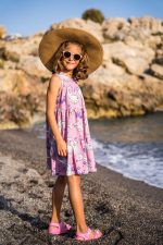 Sukienka A-line Różowy Delfin - obrazek 5