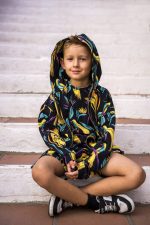 Black Bird of paradise zip hoodie - Image 3