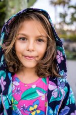 Bluza z kapturem na zamek Granatowe Motyle - obrazek 7