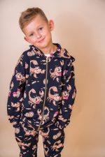 Bluza z kapturem na zamek Czarny Skorpion - obrazek 3