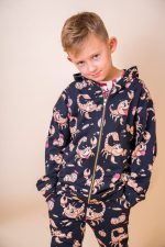 Bluza z kapturem na zamek Czarny Skorpion - obrazek 7