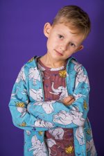 Bluza z kapturem na zamek Turkusowy Słoń - obrazek 6