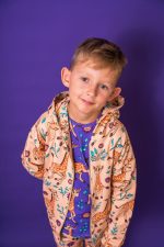 Bluza z kapturem na zamek Żółta Żyrafa - obrazek 3