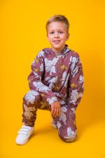 Bluza z kapturem na zamek Brązowy Słoń - obrazek 3