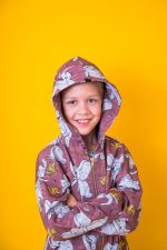 Bluza z kapturem na zamek Brązowy Słoń - obrazek 4