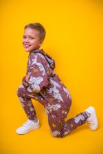 Bluza z kapturem na zamek Brązowy Słoń - obrazek 7