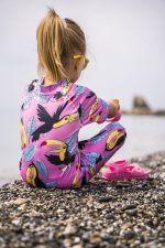 Kombinezon kąpielowy Różowy Tukan 86/92 - obrazek 3