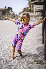 Kombinezon kąpielowy Różowy Tukan UPF50+ - obrazek 4