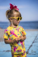 Yellow Parrot Swim Shirt UPF50+ - Image 2