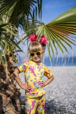 Yellow Parrot Swim Shirt UPF50+ - Image 3