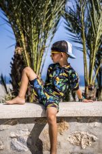 Kombinezon kąpielowy Czarny Tukan UPF50+ - obrazek 2