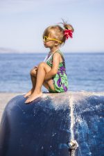 Green Sloth Swim Dress UPF50+ - Image 2