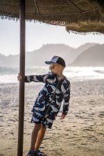 Navy Whale Zip Hoodie - Image 2