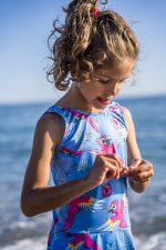 Blue Parrot Swim Dress UPF50+ - Image 3