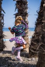 Navy Costa Rica Crop Top - Image 2