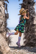 Sukienka na ramiączka Czarny Tukan - obrazek 5