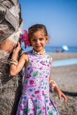 Costa Rica Lilac Sleeveless Dress - Image 3