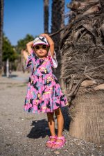 Pink Toucan Frilled Dress - Image 3