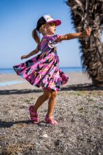 Pink Toucan Frilled Dress - Image 4