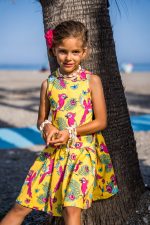 Yellow Parrot tennis sleeveless dress - Image 2