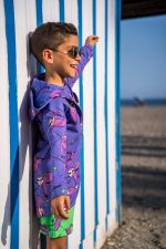 Purple Sloth Zipped Hoodie - Image 2