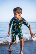 Kombinezon kąpielowy Czarny Tukan UPF50+ - obrazek 3