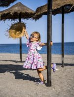 Costa Rica Lilac Frilled Dress - Image 2