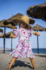 Costa Rica Lilac Frilled Dress - Image 4