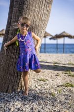 Purple Sloth tennis sleeveless dress - Image 2