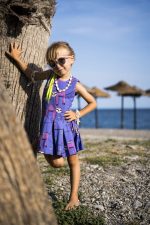 Purple Sloth tennis sleeveless dress - Image 4