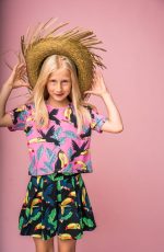 Crop top Różowy Tukan 122/128 - obrazek 5