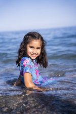 Koszulka kąpielowa Niebieska Papuga UPF50+ - obrazek 2