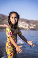 Kombinezon kąpielowy Żółta Papuga UPF50+ - obrazek 3