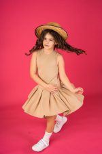 Beige tennis sleeveless dress - Image 5
