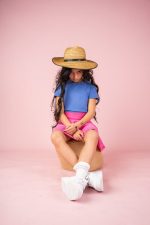 Spódniczka z szortami Różowa - obrazek 5