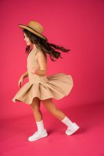 Beige tennis sleeveless dress - Image 8