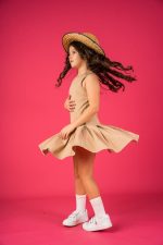 Beige tennis sleeveless dress - Image 9