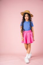 Spódniczka z szortami Różowa - obrazek 6