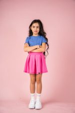 Spódniczka z szortami Różowa - obrazek 2