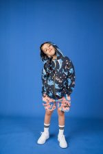 Bluza z kapturem na zamek Czarny Delfin - obrazek 3