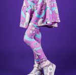 Legginsy Rożowy Niedźwiedź Polarny - obrazek 2